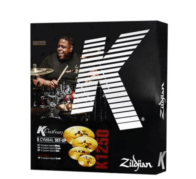 PAQUETE DE PLATILLOS SERIE K CUSTOM 14.25" 16" 18" 20" ZILDJIAN K1250