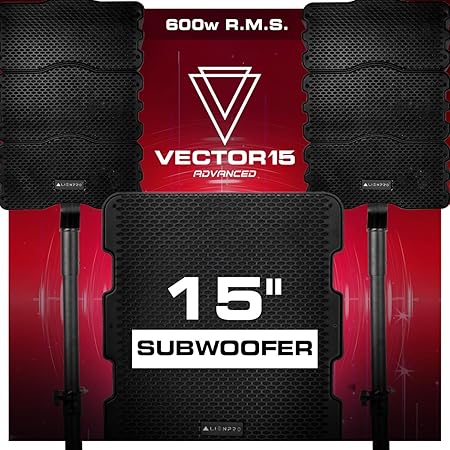 SISTEMA AMPLIFICADO ALIEN PRO LINE ARRAY VECTOR 15 ADVANCE