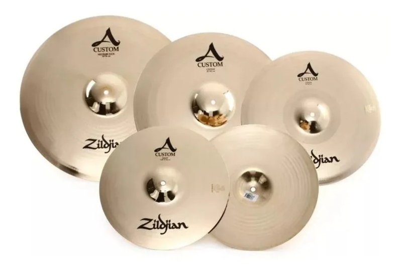 PAQUETE DE PLATILLOS 14" 16" 18" 20" ZILDJIAN SERIE ACUSTOM 