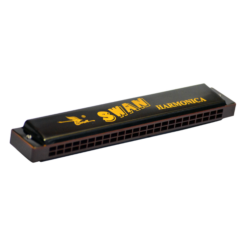 ARMONICA SWAN ANODIZADA 24/48 PLASTICO
