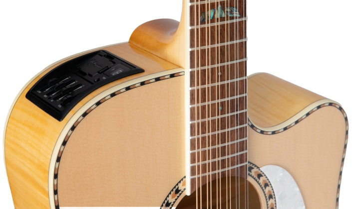 Guitarra  Electroacustica TAKAMINE GD74CE12UNAT - Natural  12 Cuerdas  con funda