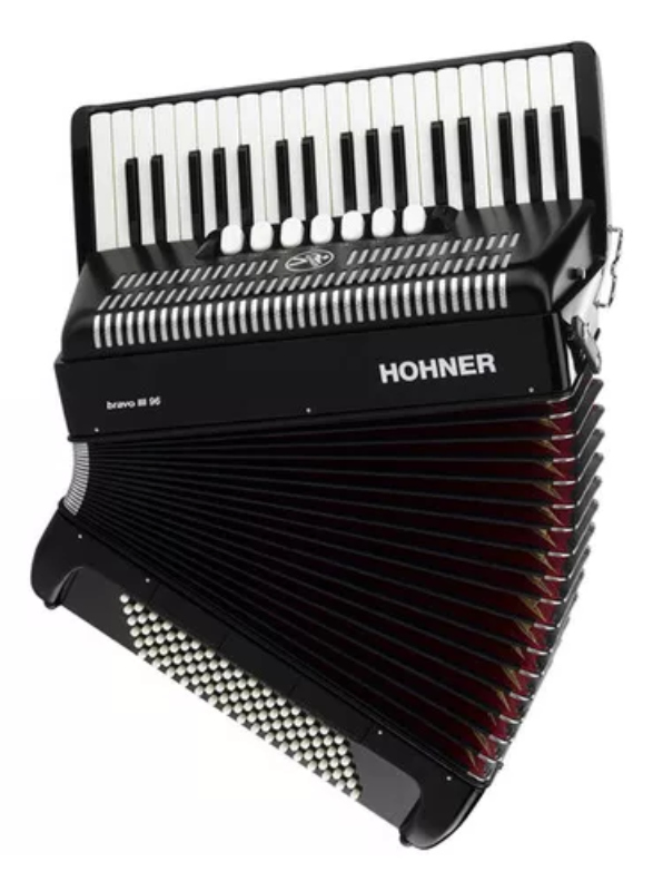 ACORDEON HOHNER "BRAVO III" 96 B C/FUNDA A16722