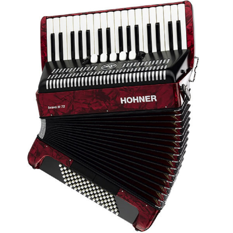 ACORDEON HOHNER "BRAVO III" 72 B C/FUNDA A16632