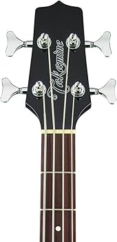 GB30CEBLK Bajo electroacústico corte veneciano tapa abeto sólida abeto y caoba, Negro. 6 Cuerdas