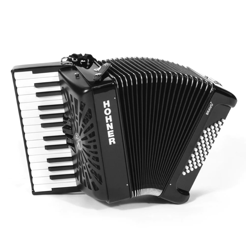 ACORDEON HOHNER "BRAVO II" 48 B C/FUNDA A16522