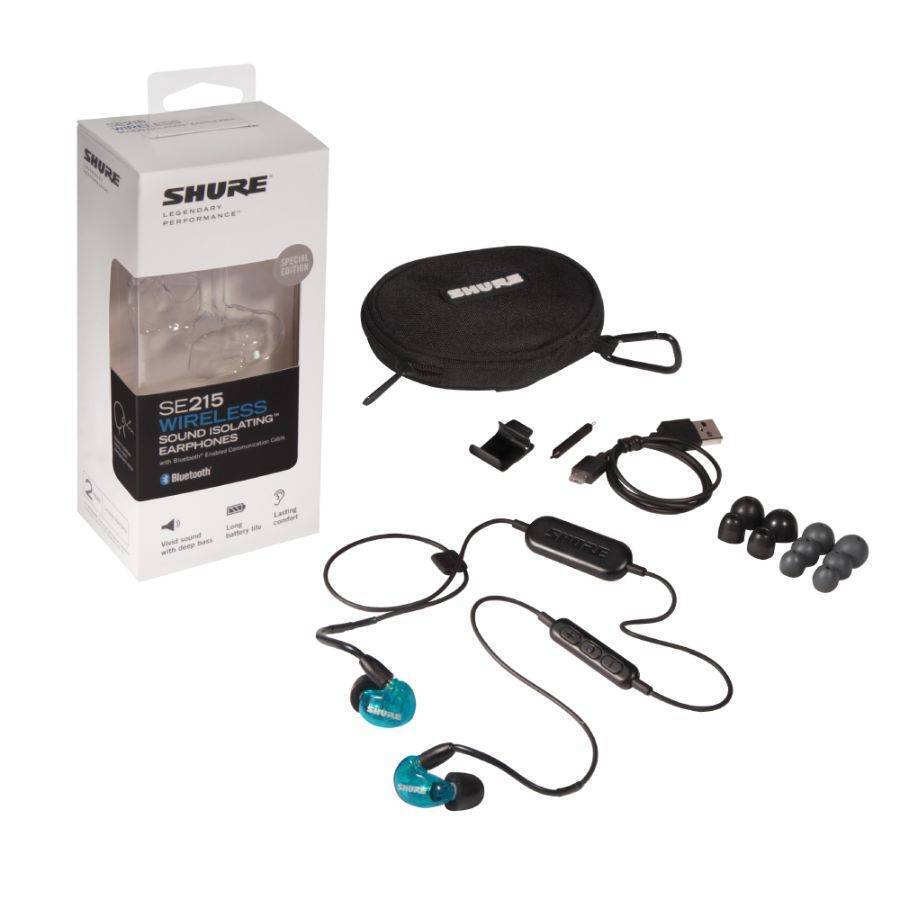AUDÍFONOS IN-EAR SHURE SE215SPE-B-TW1 (TRUE WIRELESS)