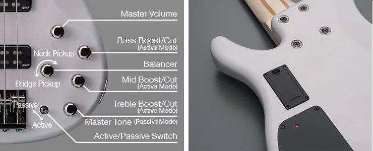 BAJO 4 CUERDAS ACTIVO/PASIVO YAMAHA TRBX504TLB  