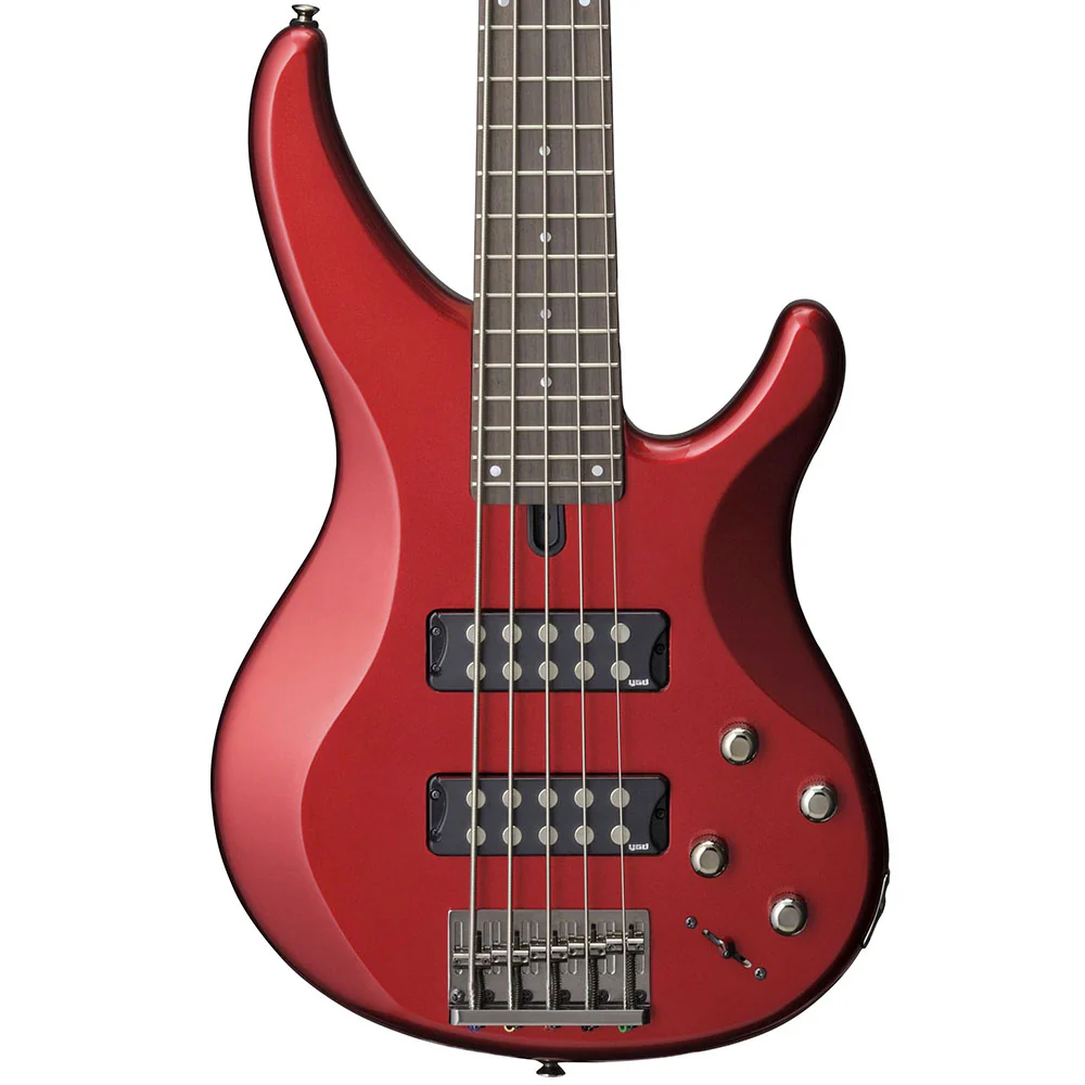 BAJO YAMAHA 5 CUERDAS ACT C/PRESETS CANDY APPLE RED TRBX305CAR