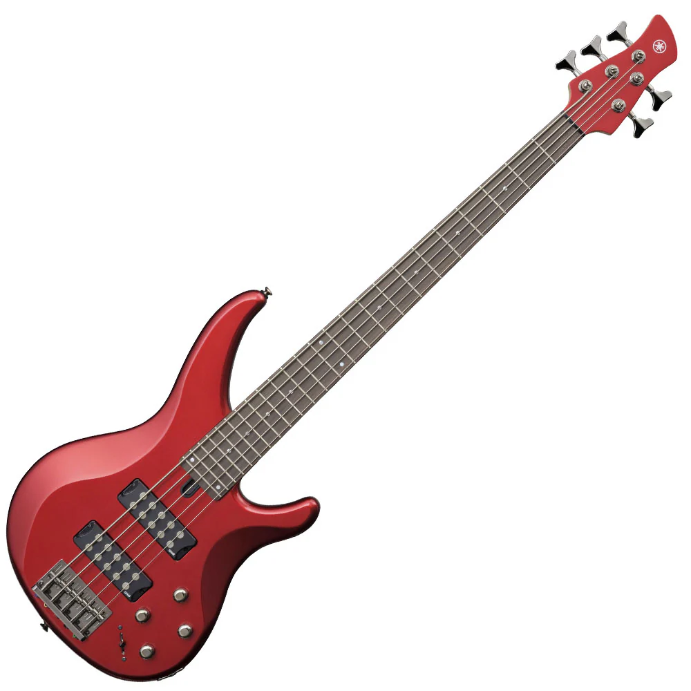 BAJO YAMAHA 5 CUERDAS ACT C/PRESETS CANDY APPLE RED TRBX305CAR