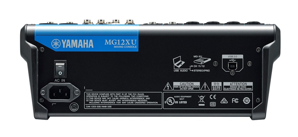 MEZCLADORA ANALOGA DE 12 CANALES MGXU YAMAHA MG-12XU