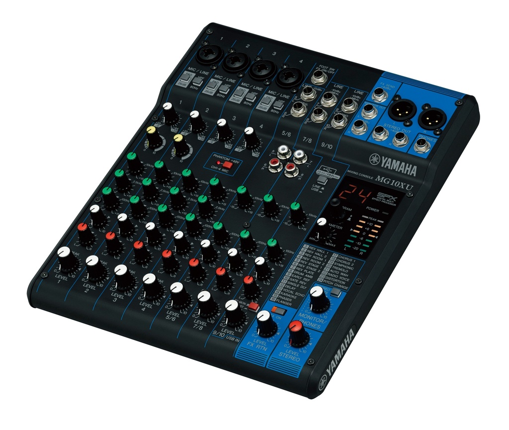 MEZCLADORA ANALOGA DE 10 CANALES CON EFECTOS MGXU YAMAHA MG-10XU