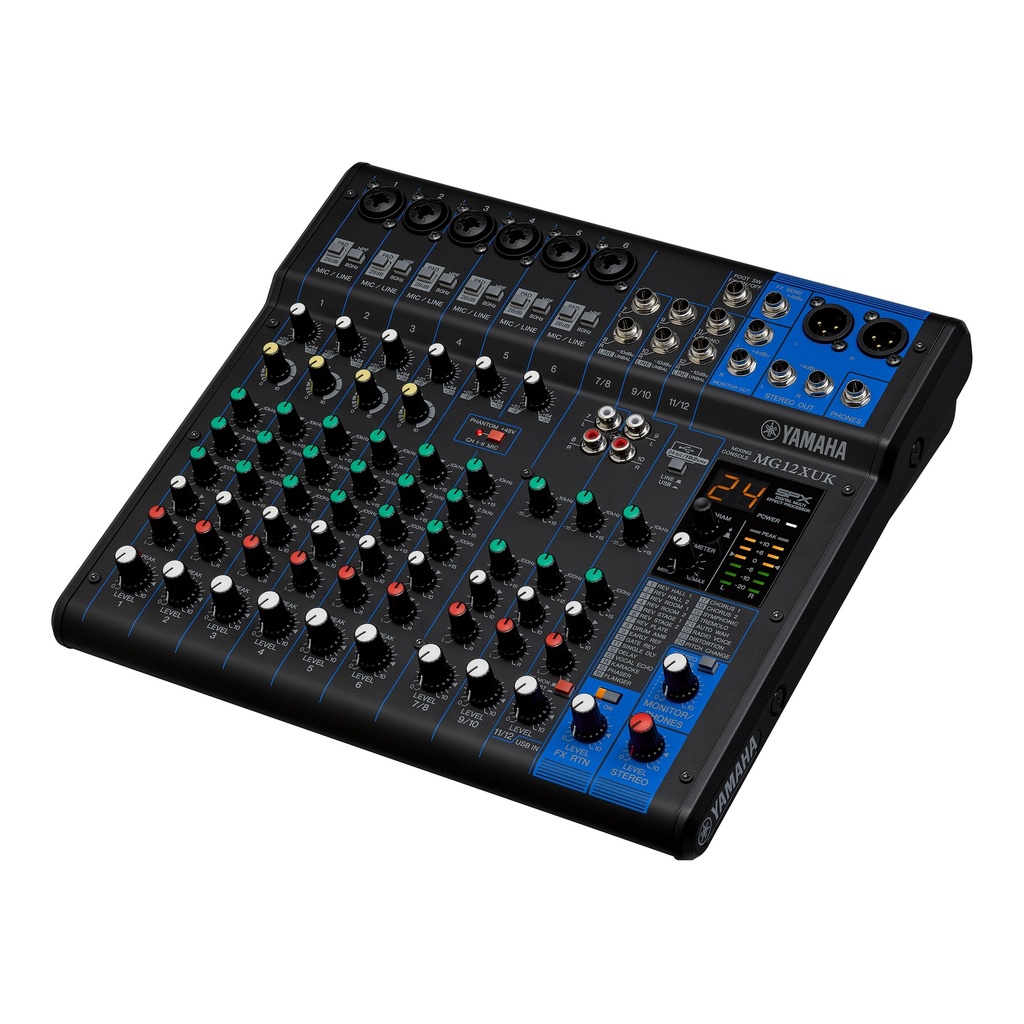 MEZCLADORA ANALOGA DE 12 CANALES CON EFECTOS MGXU YAMAHA MG-12XUK