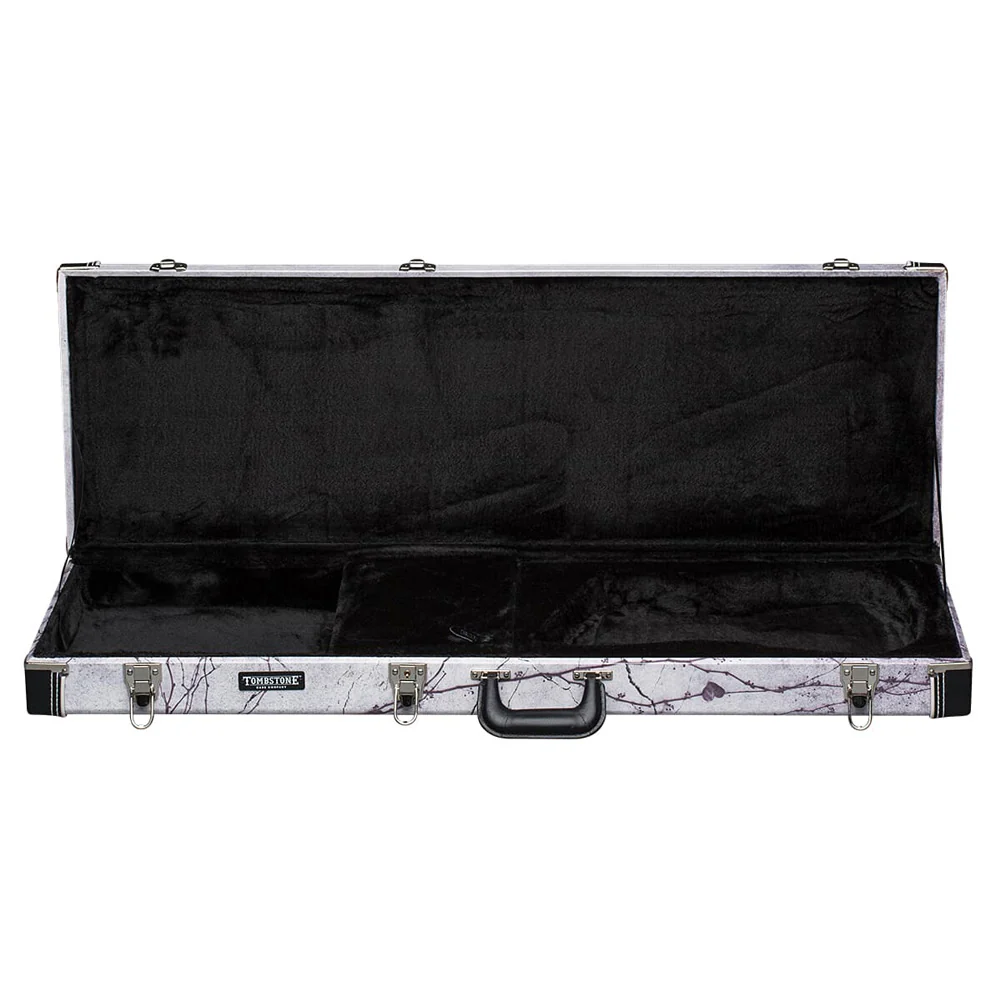 CTOMMBMHFF      Estuche rígido Tombstone con ajuste a medida. Compatible con todos los modelos de guitarra ESP Horizon, Serie M y LTD M, H y MH, excepto los modelos Baritone de 7 y 8 cuerdas.