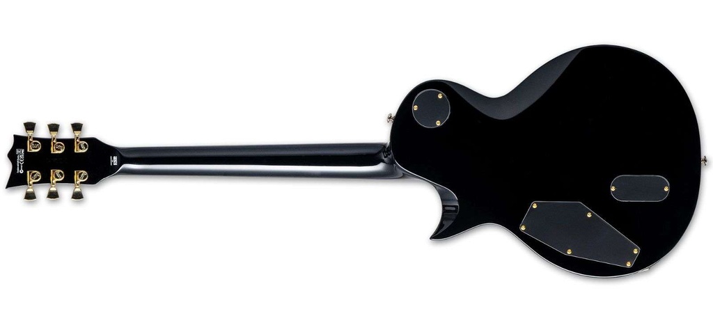 Guitarra eléctrica Solidbody con cuerpo de caoba LEC1000BLKF     