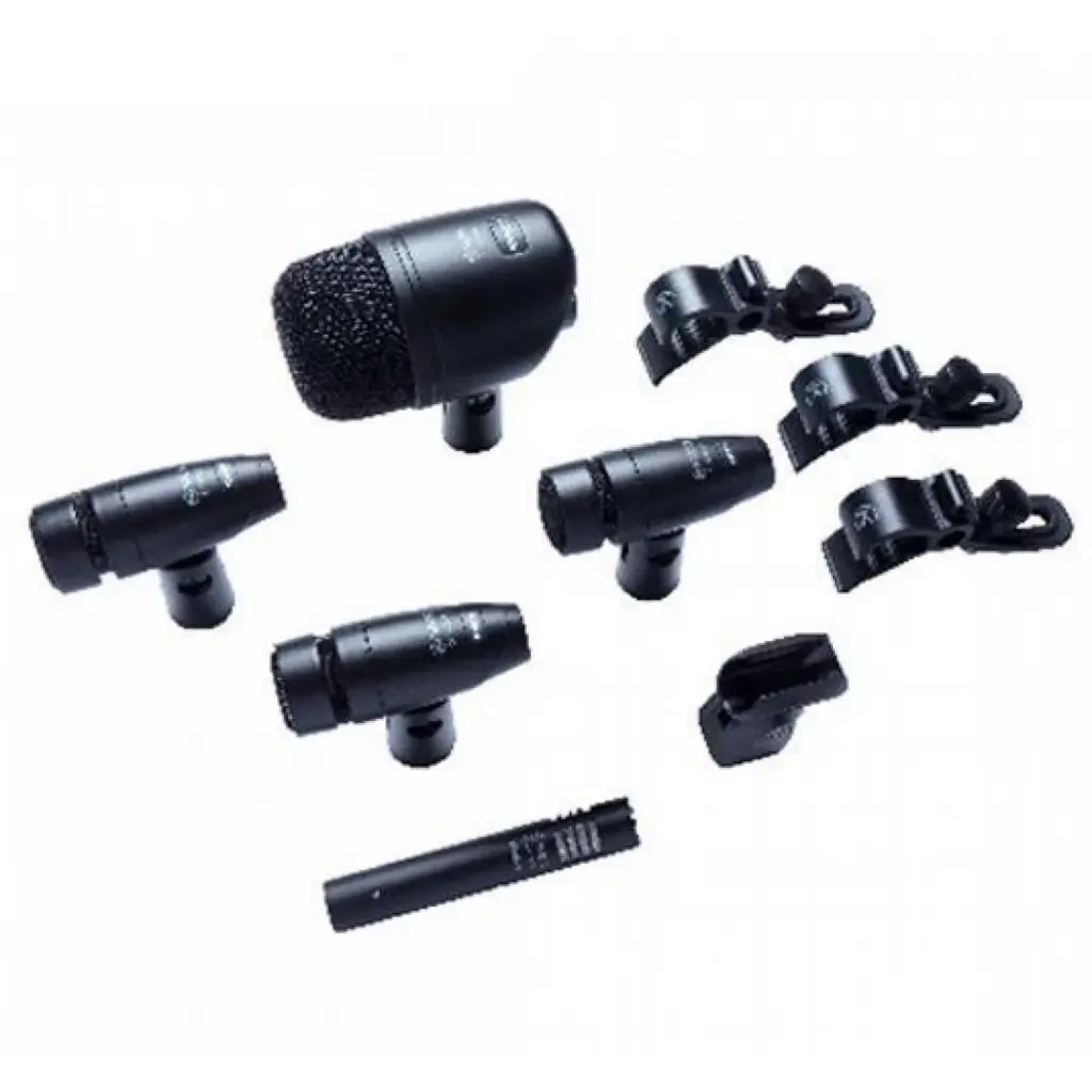 SET DE 5 MICRÓFONOS KRIEG PARA BATERIA KMMB18