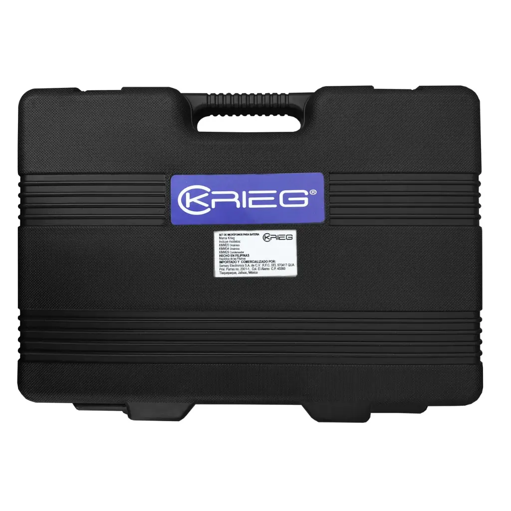 SET DE 7 MICRÓFONOS KRIEG PARA BATERIA KMM3B
