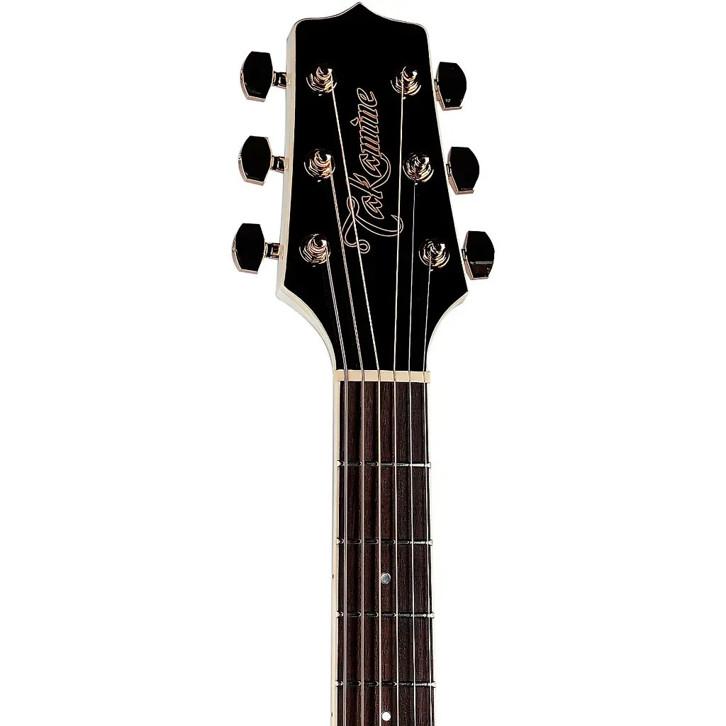 EF341DXLH Guitarra electroacústica takamine Zurda Deluxe de cedro y arce, con afinadores Gotoh con electrónica CT4BII
