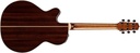 P7NC Guitarra electroacustica takamine dradnought acabado natural con tapa de abeto y corte veneciano, funda