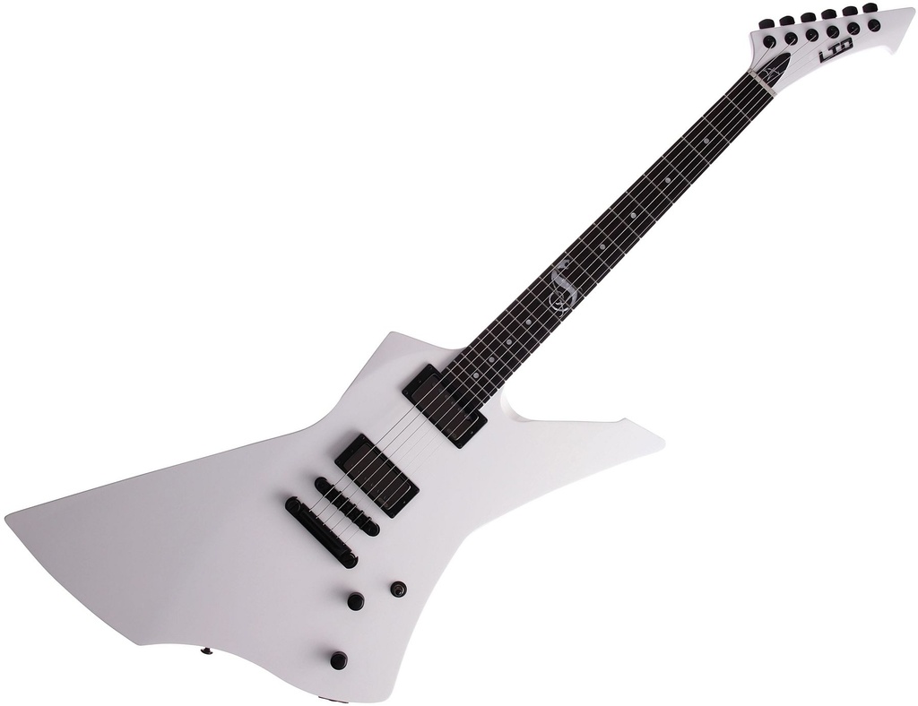 GUITARRA ELÉCTRICA SIGNATURE JAMES HETFIELD SNAKEBYTE SNOW WHITE LSNAKEBYTESW
