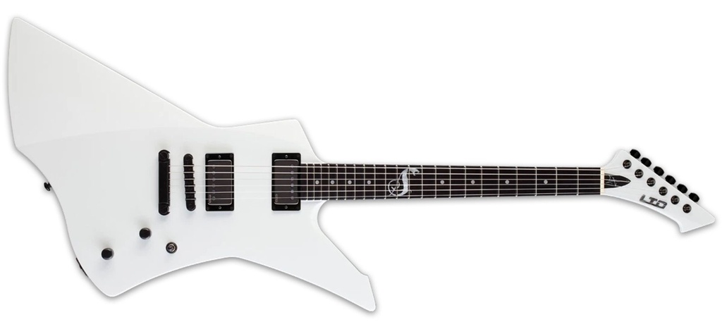 GUITARRA ELÉCTRICA SIGNATURE JAMES HETFIELD SNAKEBYTE SNOW WHITE LSNAKEBYTESW