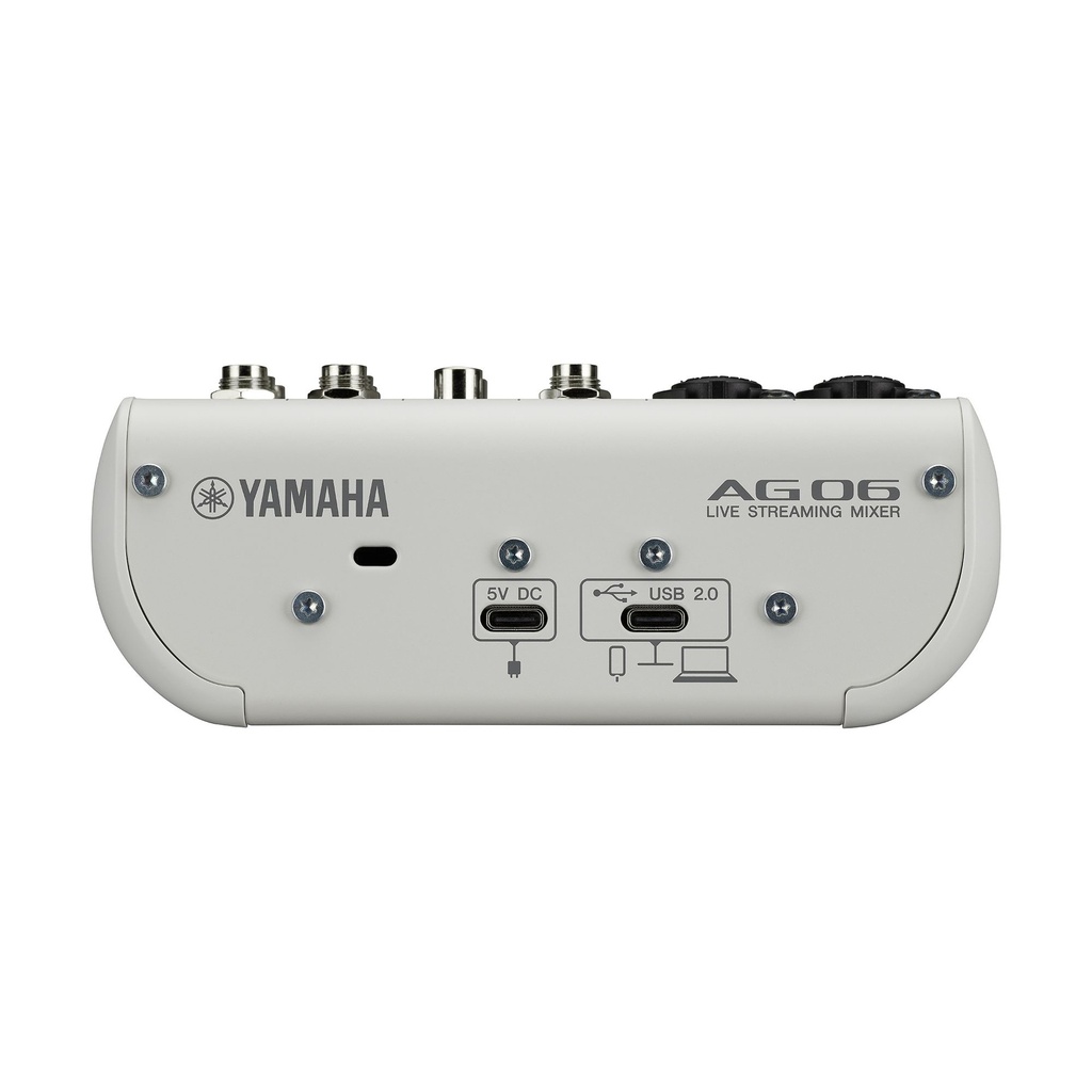 MEZCLADORA ANALOGA DE 6 CANALES PARA STREAMING AG YAMAHA AG06MK2W