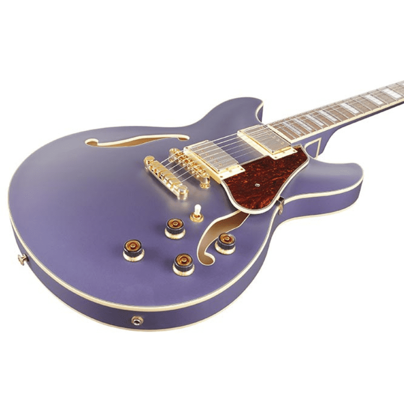 GUITARRA ELECTRICA COLOR PURPURA METALICO MATE DE LA SERIE ARTCORE IBANEZ AS73G-MPF