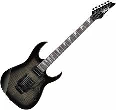 GUITARRA ELECTRICA ENTINTADA NEGRA CON SOMBREADO DE LA SERIE GIO GRG320FA-TKS