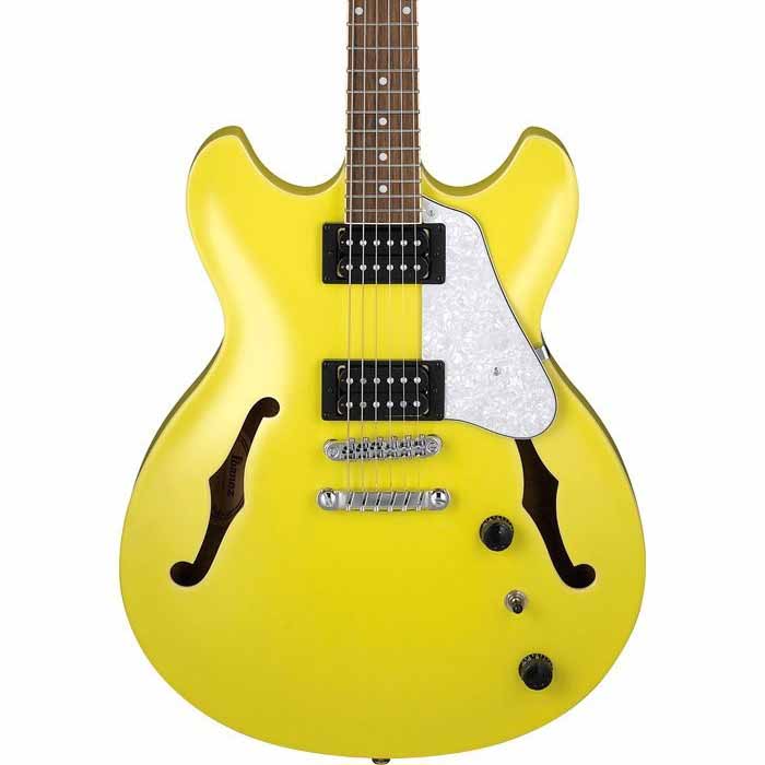 GUITARRA ELÉCTRICA COLOR AMARILLO DE LA SERIE ARTCORE IBANEZ AS63-LMY