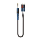 RKSA/120-5 Cable Adaptador Plug 6.3 Stereo A 2 Rca Macho Quiklok