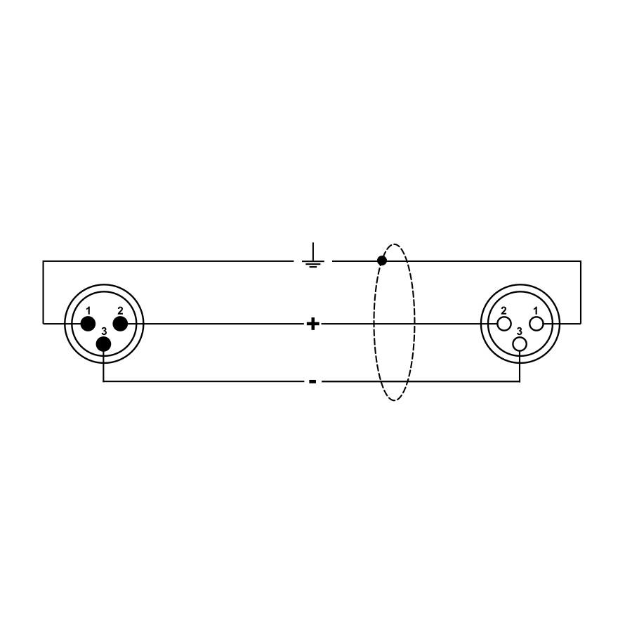 RKSM/340-5 Cable Para Micrófono Xlr Macho Xlr Hembra Quiklok