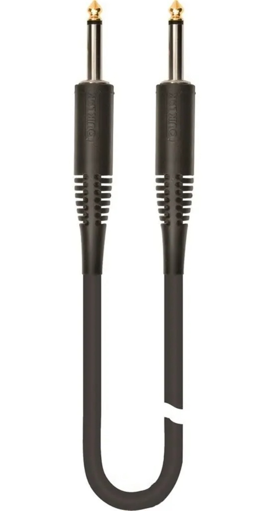 S/198K-9BK Cable Para Instrumento De Plug A Plug 6.3 Mono Quiklok 