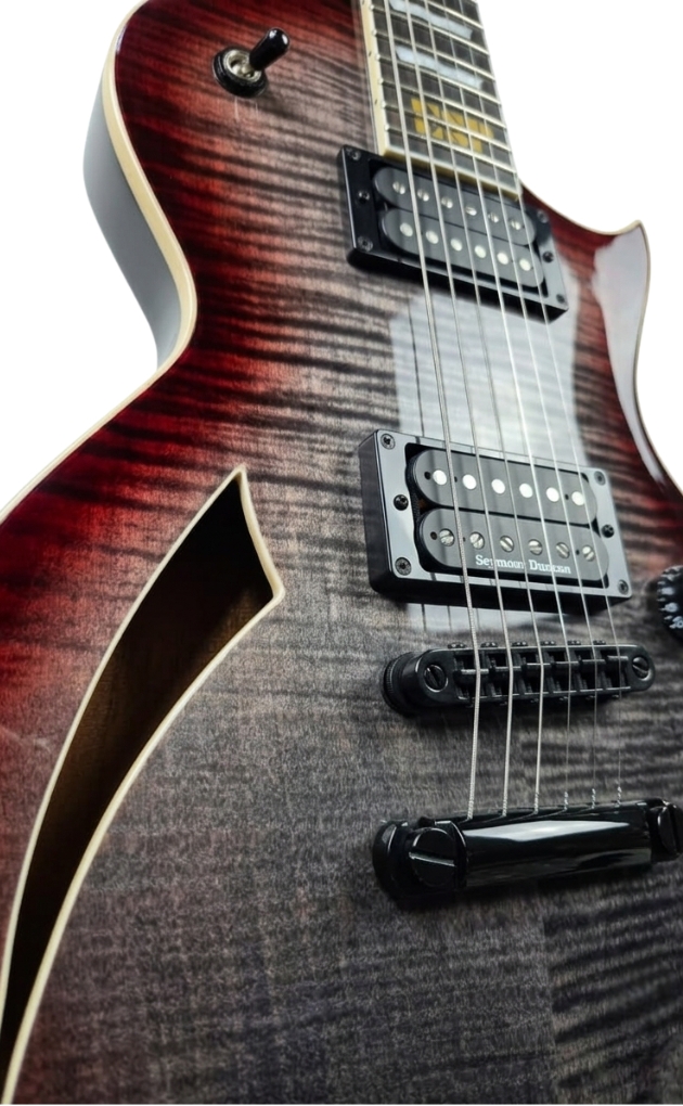 Guitarra Eléctrica Custom ESP EUSECSHFMBBLDMNSD