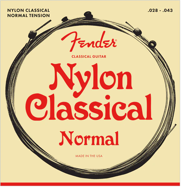 Fender 130 Nylon Classical Guitar Strings con Extremos de Bola – Paquete de 6 cuerdas 0730130400