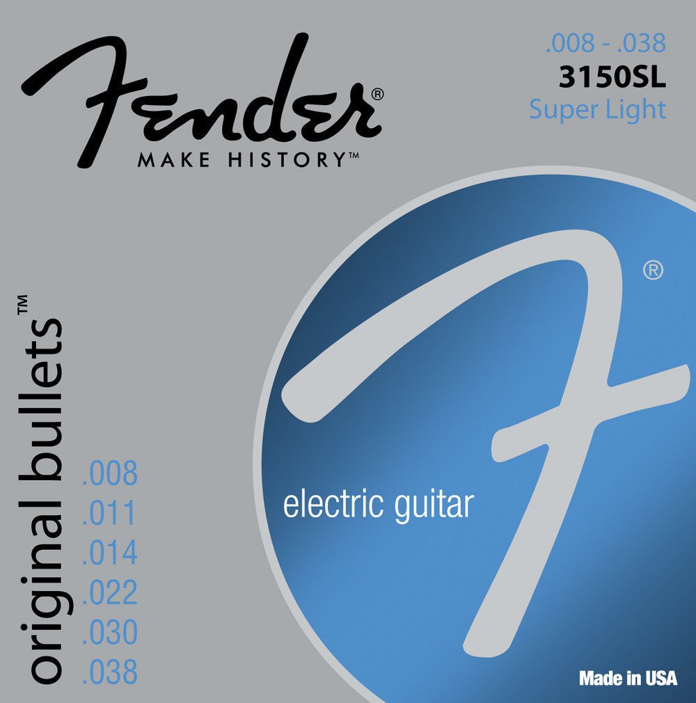 Fender Original Bullets™ 3150SL Pure Nickel (.008–.038) 0733150401