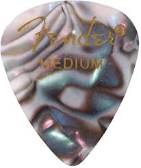 PLUMILLA FENDER DE CELULOIDE MULTICOLOR ABALONE CO