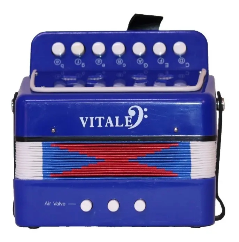 214-DBL Acordeón Infantil De Botones VITALE