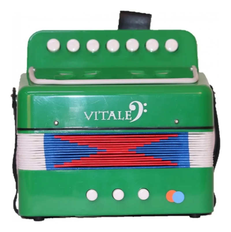 214-GR Acordeón Infantil De Botones VITALE 