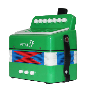 ACORDEÓN INFANTIL VITALE 214GR VERDE