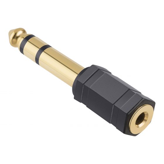 252-160 ADAPTADOR ELITE STEREN DE JACK 6.3MM A PLUG 3.5MM