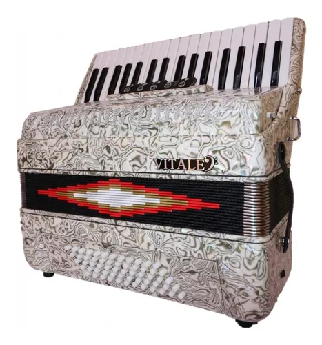 4112AWH ACORDEON 41KEY 120BS 7/2REG BLANCO