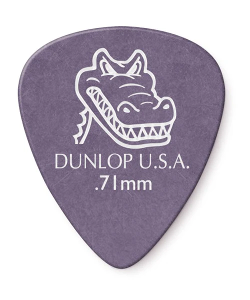 PLUMILLA DUNLOP 0.71 GATOR GRIP VIOLETA