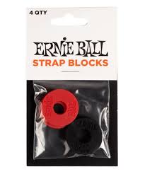 SEGUROS ERNIE BALL PARA TAHALI PLASTICO 4 PZAS