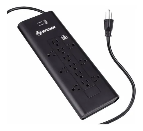 905-420 MULTICONTACTO STEREN DE 12 SALIDAS CON CARGADOR DOBLE