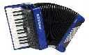 A16542 ACORDEON HOHNER BRAVO II 26 TECLAS 48 BAJOS AZUL A16542