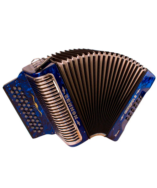 ACORDEON DIATONICO HOHNER "CORONA II XTREME"FA-SIB A5441