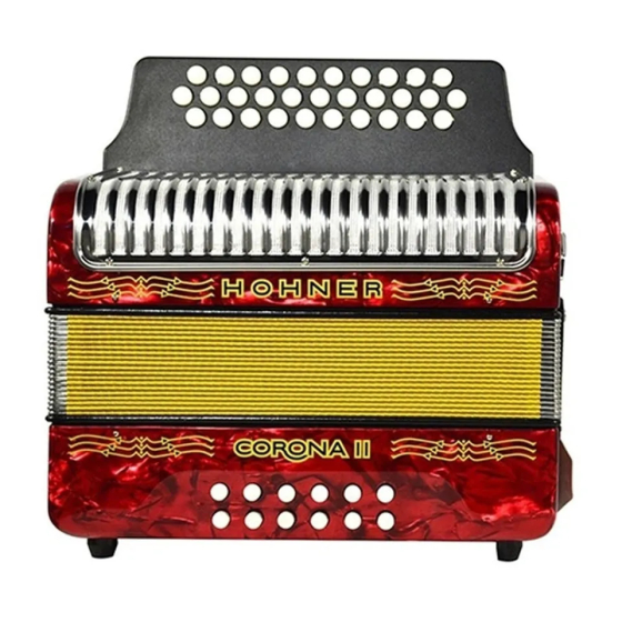 ACORDEON DIATONICO HOHNER CORONA II CLASSIC FA-SI- A5643