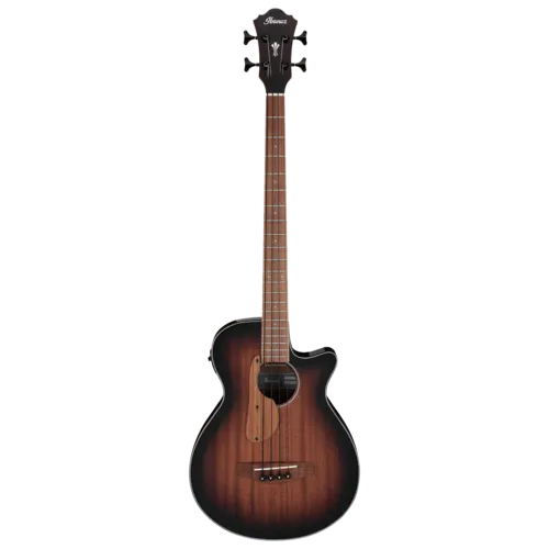 BAJO ELECTROACUSTICO DE 4 CUERDAS CAOBA SOMBREADO NEGRO IBANEZ AEGB24E-MHS