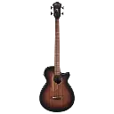 BAJO ELECTROACUSTICO DE 4 CUERDAS CAOBA SOMBREADO NEGRO IBANEZ AEGB24E-MHS