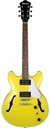 GUITARRA ELÉCTRICA COLOR AMARILLO DE LA SERIE ARTCORE IBANEZ AS63-LMY
