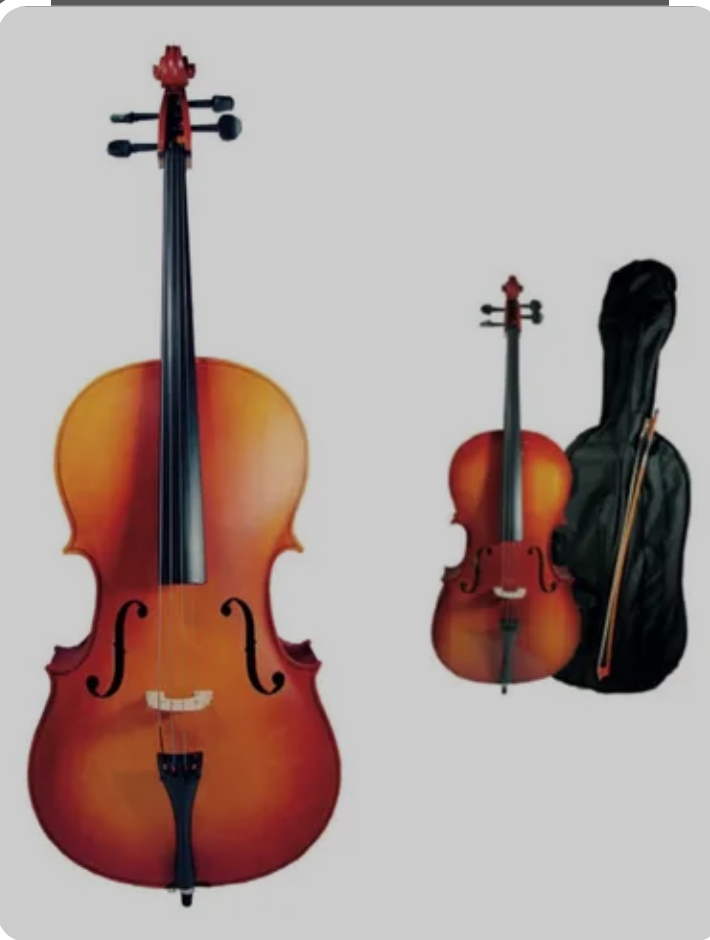 VIOLONCELLO DISTELLE 4/4 ACABADO FLAMEADO CON FUND